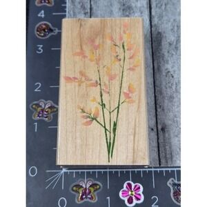Hero Arts Wild Fairy Lily F2980 Flowers Plant Rubber Stamp Wood #J118